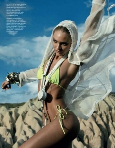 Изумителната Candice Swanepoel за Elle Brazil - 7