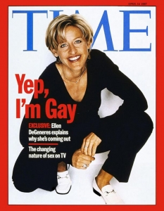 8. Ellen Degeneres – TIME, 14 Април 1997