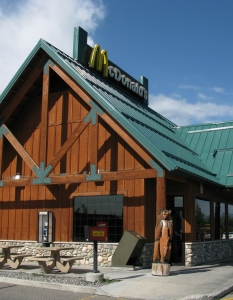 28. McDonald’s Barnhouse - Yellowstone, Montana, USA