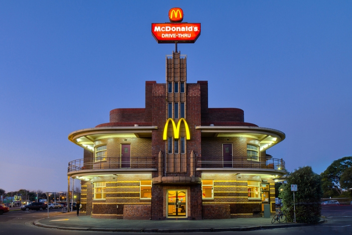 1. Art Deco McDonald’s - Clifton Hill, Victoria, Australia