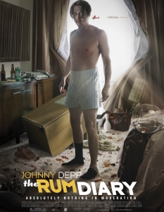 The Rum Diary (Дневникът на едно пиянде)
The Rum Diary определено не може да се сравнява като комерсиален успех с другите филми на Джони Деп (Johnny Depp), особено продукции от рода на Pirates of the Caribbean (Карибски пирати). 
Всъщност лентата е пълната му противоположност и отива доста повече към инди киното, с намеци към Fear and Loathing in Las Vegas. Макар да не достига нивото на последния, The Rum Diary ще се хареса на феновете на Деп и е добра възможност да го видим в малко по-различна светлина.