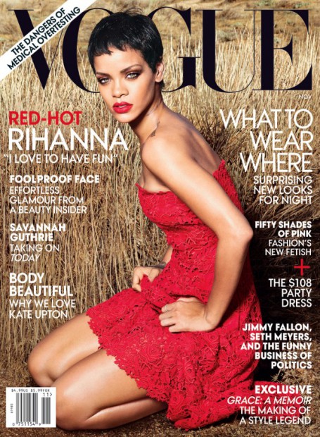 Rihanna за списание Vogue, November 2012