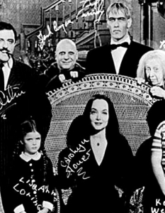 The Addams FamilyБезспорна класика сред черните комедии, The Addams Family е сериал на ABC, излъчван от 1964 до 1966 година. Сериалът е вдъхновен от персонажите на художника карикатурист Чарлз Адамс (Charles Addams), известни като семейство Адамс.