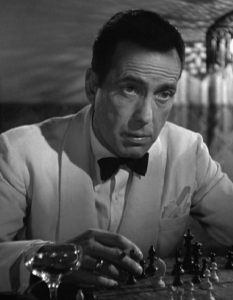 Casablanca Casablanca е филм на Майкъл Къртис (Michael Curtiz) по непубликувана пиеса на Мъри Бърнет (Murray Burnett) и Джоан Алисън (Joan Alison). Главните роли са поверени на  Хъмфри Богарт (Humphrey Bogart) и Ингрид Бергман (Ingrid Bergman). Филмът печели три оскара.