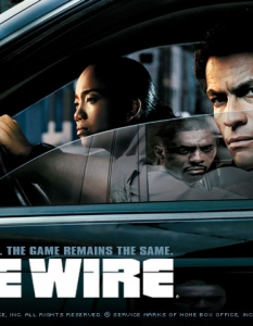 The WireThe Wire е криминален сериал, номиниран за Еми и създаден от Дейвид Саймън (David Simon). Поредицата се радва на успех цели пет сезона. Главните роли са поверени на Доминик Уест (Dominic West), Джон Доман (John Doman) и Идрис Елба (Idris Elba). 