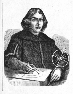 Николай Коперник
Николай Коперник е световноизвестен учен, живял през 15-16 век и допринесъл изключително за развиването на астрономията, математиката и физиката. 
И макар трудовете му да са предизвикали огромни промени в разбиранията за астрономията след смъртта му, по негово време не на всяко твърдение се е гледало с добро око, особено на тези, свързани със слънцето и небесните тела, тъй като Църквата е имала малко по-различно мнение по въпроса.