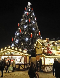 Коледна елха в Дортмунд, Германия
