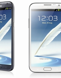  
18. Samsung Galaxy Note 2
 
Къде свършва светът на смартфоните и започва необятната страна на таблетите? В съвременния мобилен свят на ожесточена конкуренция отговорът на този въпрос става все по-труден и появата на удивителни устройства като Galaxy Note 2 не помага особено. С този модел от Samsung допълнително размиват ясните очертания на двата доминиращи класа мобилни джаджи и предлагат удобството на таблетите с по-скромен форм фактор и гъвкавите комуникационни възможности на смартфоните.