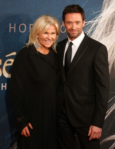 Hugh Jackman със съпругата си Deborra-Lee Furness