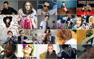 Топ 20 най-излъчвани песни в България през 2012 г.