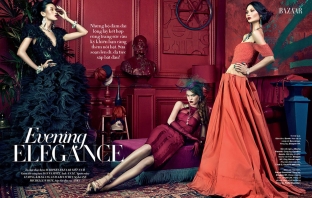 Ан Ли за Harper’s Bazaar Vietnam, декември 2012