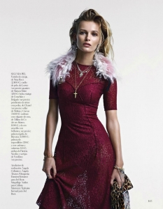 Edita Vilkeviciute за Vogue Spain, януари 2013 - 9