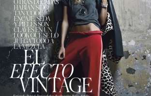 Edita Vilkeviciute за Vogue Spain, януари 2013