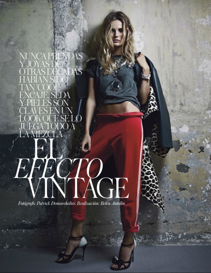 Edita Vilkeviciute за Vogue Spain, януари 2013