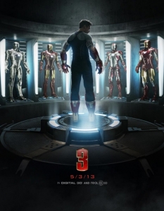 Iron Man 3 (Железният човек 3) 
През 2012 г. Marvel постигна небивал успех с The Avengers (Отмъстителите) и съвсем очаквано Iron Man беше голямата звезда в блокбъстъра. 
Година по-късно именно новият филм за Тони Старк – Iron Man 3 (Железният човек 3) – ще сложи началото на втората фаза от плановете на Marvel, а от разпространените досега трейлъри се очаква филмът да е най-мащабният от поредицата.