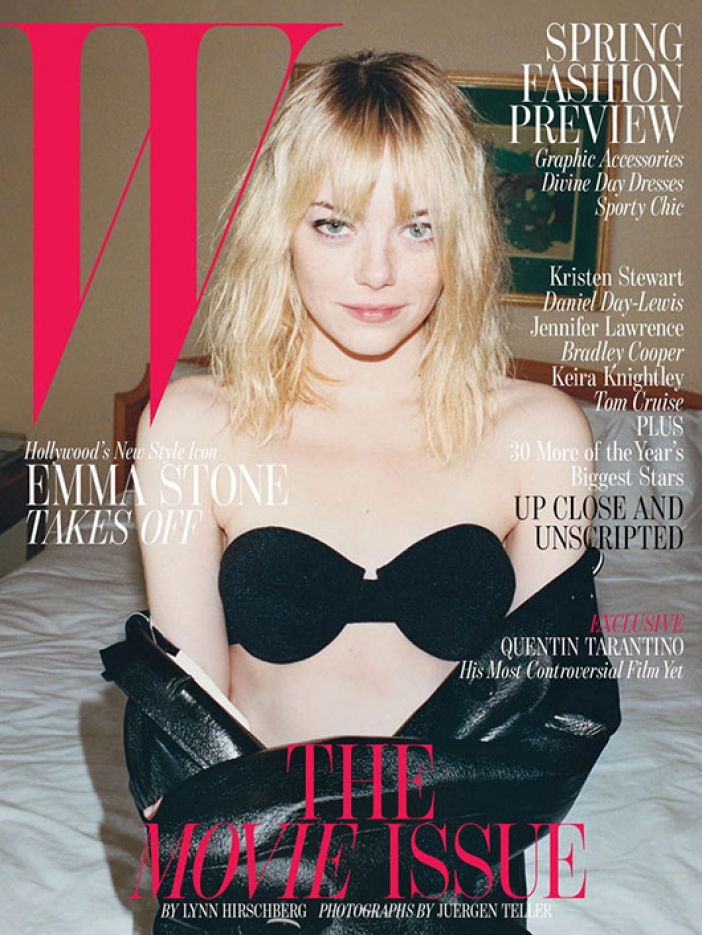 Ема Стоун за W Magazine Movie Issue, февруари 2013