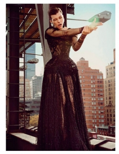 Мила Йовович за Vogue Paris, февруари 2013 - 3