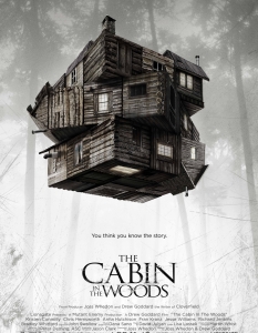The Cabin in the Woods (Хижа в гората)
През последните години Джос Уидън (Joss Whedon) се доказа като режисьор, който умее да забавлява киноманите, независимо в кой жанр са филмите му. 
С The Cabin in the Woods (Хижа в гората) създателят на The Avengers (Отмъстителите) иронизира и руши всякакви клишета от филмите на ужасите и създава хорър, който със сигурност ще искате да гледате повече от веднъж.