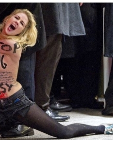 Активистки от FEMEN протестират на филмовия фестивал Берлинале 2013 - 6