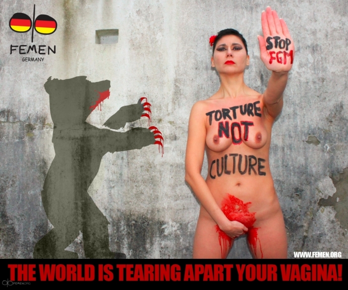 Активистки от FEMEN протестират на филмовия фестивал Берлинале 2013