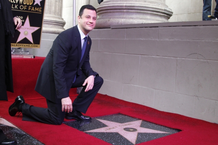 Джими Кимел със собствена звезда на Walk of Fame в Холивуд