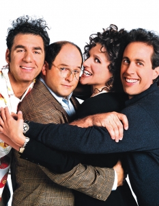 SeinfeldОще един хитов ситком на NBC. Seinfeld (Зайнфелд) е създаден от Лари Дейвид (Larry David) и Джери Зайнфелд (Jerry Seinfeld), на когото е поверена и главната роля. Комедийният сериал се радва на изключителен успех цели девет сезона и печели три награди Златен глобус.