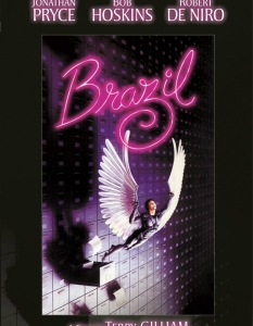 Brazil (Бразилия)
Вдъхновен от "1984" на Джордж Оруел, филмът Brazil (Бразилия) е забавен, провокиращ, мрачен и притеснителен - всичко наведнъж. 
Историята разказва за бюрократ, който се опитва да поправи техническа грешка в едно смятано за перфектно бъдеще, където технологията управлява човечеството. 
Режисьор на лентата е неповторимият Тери Гилиъм (Terry Gilliam), а в актьорския състав участват Джонатан Прайс (Jonathan Pryce), Робърт Де Ниро (Robert De Niro), Йън Холм (Ian Holm) и др.
