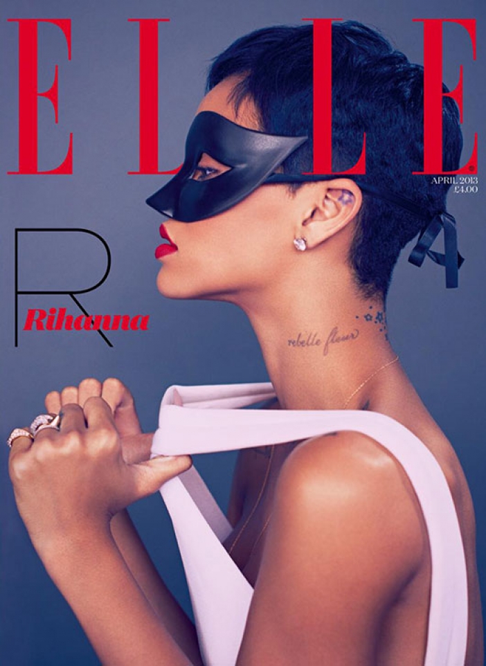 Риана за Elle UK, април 2013