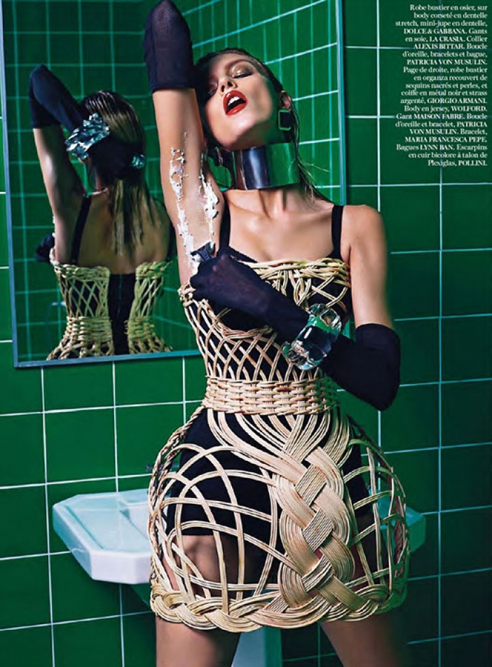 Аня Рубик за Vogue Paris, март 2013