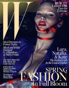 Кейт Мос, Наталия Водянова, Лара Стоун и др. за W Magazines, март 2013 - 1