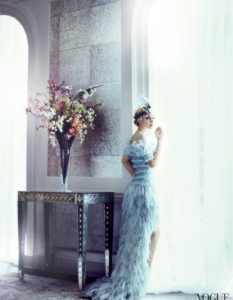 Кери Мълиган като героиня на Фицджералд за Vogue, май 2013 - 2