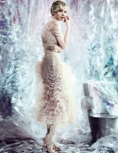 Кери Мълиган като героиня на Фицджералд за Vogue, май 2013 - 3