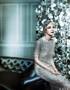 Кери Мълиган като героиня на Фицджералд за Vogue, май 2013 - 5