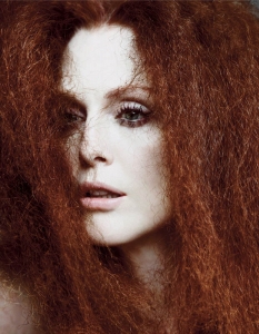 Джулиан Мур и нейната невероятна коса в T Magazine 2013 Spring Issue - 2