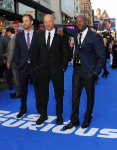 Paul Walker, Vin Diesel и Tyrese Gibson