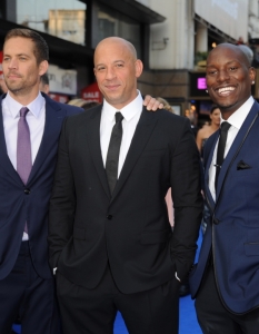 Paul Walker, Vin Diesel и Tyrese Gibson