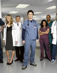 ScrubsScrubs (Смешно отделение) е ситком, пародия на лекарски сериал. Поредицата стартира през 2001 г. по NBC и се радва на сериозен успех цели седем сезона, след което телевизията се отказва от нея. Малко след края на седми сезон обаче сериалът е продължен от ABC, където се излъчват още два сезона. 