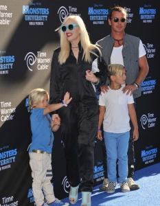 Gwen Stefani, Gavin Rossdale със синовете си Kingston & Zuma