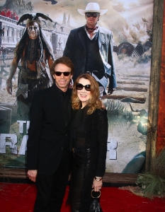 Jerry Bruckheimer със съпругата си