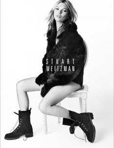 Кейт Мос за Stuart Weitzman Есен/Зима 2013 - 1