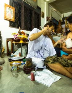 Фестивал на татуировките в манастира Банг Пхра в Након Патом, Тайланд, 2013 г.  - 10