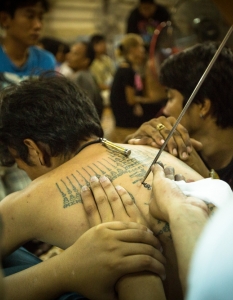 Фестивал на татуировките в манастира Банг Пхра в Након Патом, Тайланд, 2013 г.  - 14