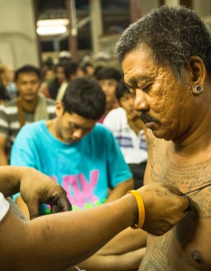 Фестивал на татуировките в манастира Банг Пхра в Након Патом, Тайланд, 2013 г.  - 16