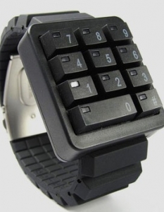 Keypad Hidden Time Watch