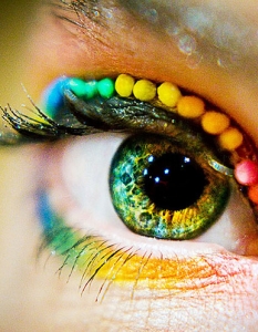30 фотографии на възхитително красиво и идейно гримирани очи - 10