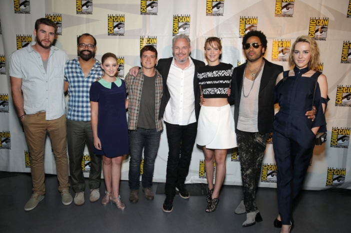 Актьорите от The Hunger Games; Catching Fire на Comic-Con: San Diego 2013