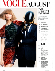 Karlie Kloss & Daft Punk за Vogue US, август 2013 - 10
