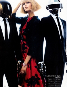 Karlie Kloss & Daft Punk за Vogue US, август 2013 - 3