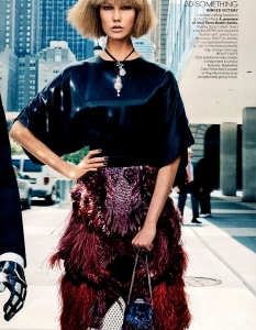 Karlie Kloss & Daft Punk за Vogue US, август 2013 - 6