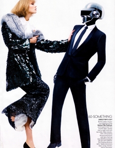 Karlie Kloss & Daft Punk за Vogue US, август 2013 - 7